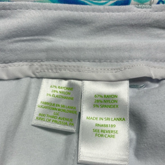 Lilly Pulitzer Callahan Knit Shorts Bennet Blue Out of the Blue Size 2 N… - Picture 8 of 8